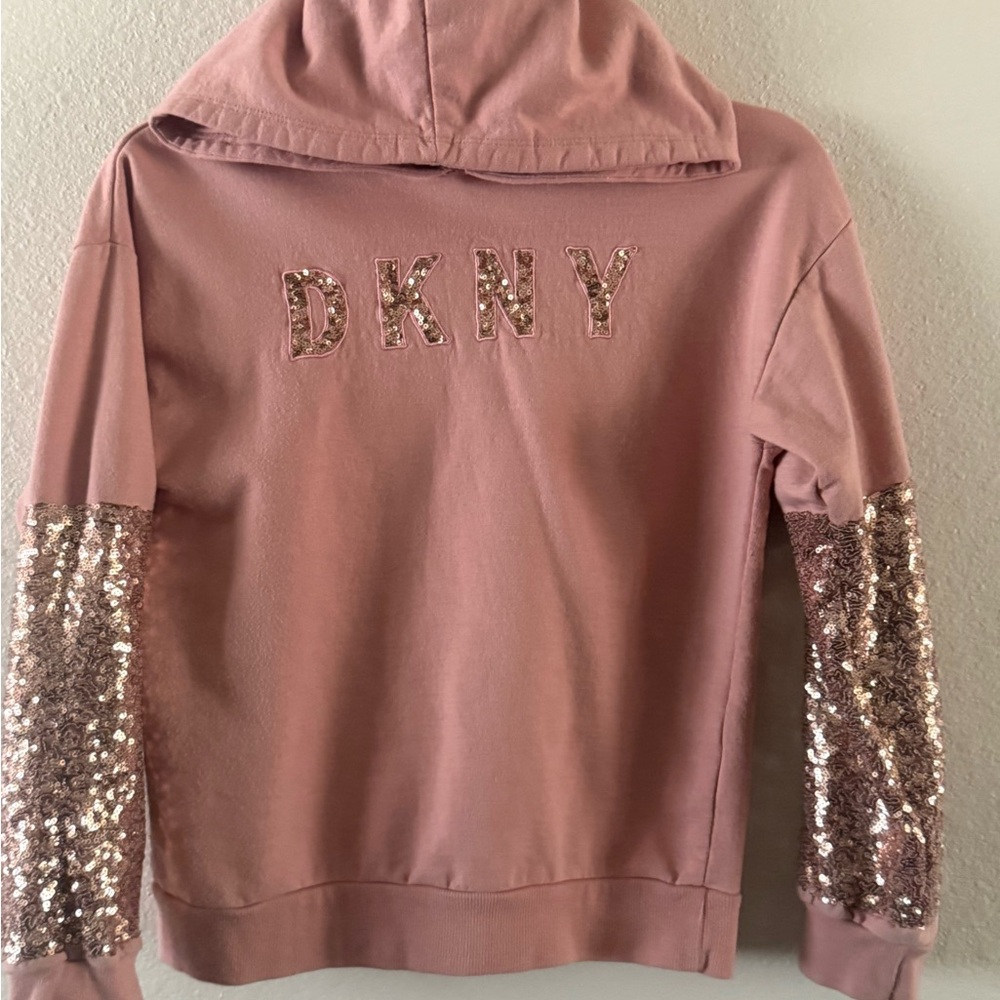 DKNY Girl’s Stylish Blush Hoodie